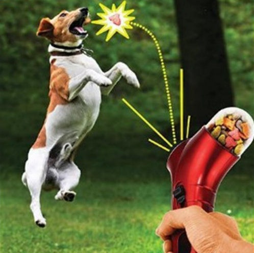 Pet Food Catapult Launcher Toy